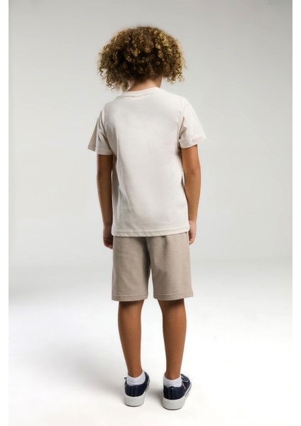 Erkek Çocuk Bej Pijama Takım 50310806-VR011
