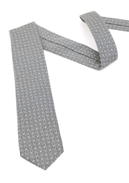 Erkek Gri İpek Kravat 50313287-100