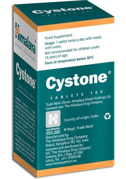 Cystone 100 Tablet modelleri