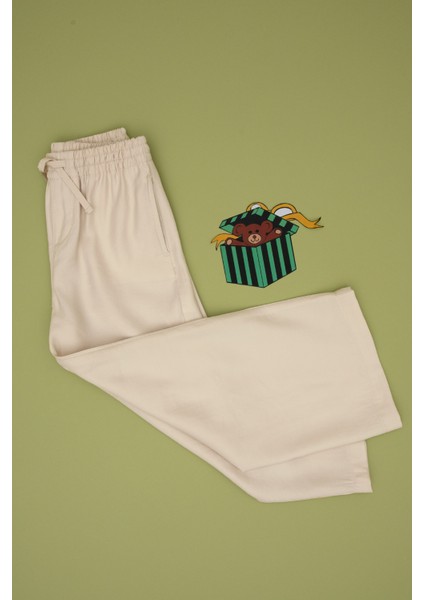 Kız Çocuk Taş Pantolon (Kanvas-Chino) 50300911-VR049