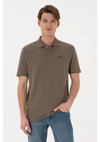 Erkek Vizon Tişört Basic 50306007-VR052