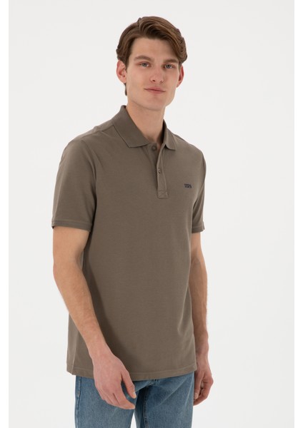 Erkek Vizon Tişört Basic 50306007-VR052 fiyatları