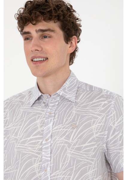 Erkek Açık Gri Gömlek Kısa Kollu 50300434-VR001 fiyatları