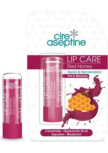Lip Care Red Honey Renkli Dudak Bakım Kremi 4,5 G