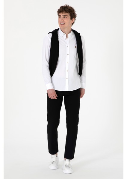 Erkek Siyah Pantolon (Kanvas-Chino) 50291165-VR046