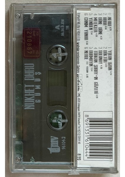 Nükhet Duru Gümüş Kaset (Jelatininde Sıfır Orjinal Dönem Baskı) fiyatları