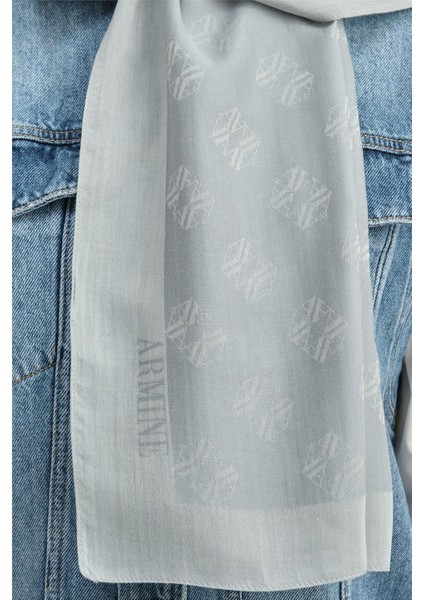 Tensel İpek Minimal Monogram Desen Şal 3291 fiyatları