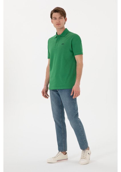 Erkek Yeşil Tişört Basic 50306007-VR054 indirimleri