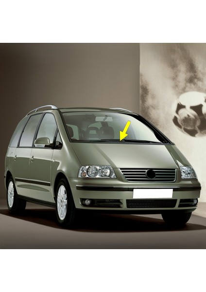 Vw Sharan 2001-2010 Ön Cam Sağ Yolcu Taraf Silecek Kolu 7M3955410B