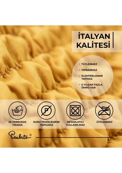 Lastikli Esnek ve Yıkanabilir 2 Kişilik Koltuk Örtüsü Çekyat Kanepe Kılıfı -Ocre