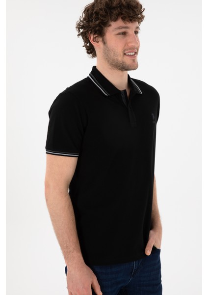 Erkek Siyah Tişört Basic 50306011-VR046 fırsatları