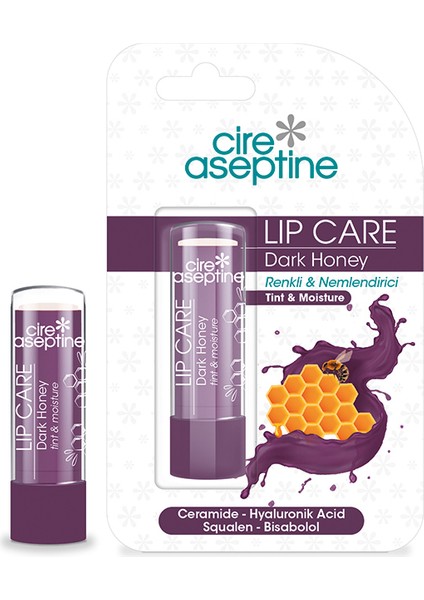 Lip Care Dark Honey Renkli Dudak Bakım Kremi 4,5 G