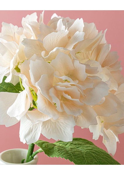 Hortensia Tek Dal Yapay Çiçek 35 cm Şamp