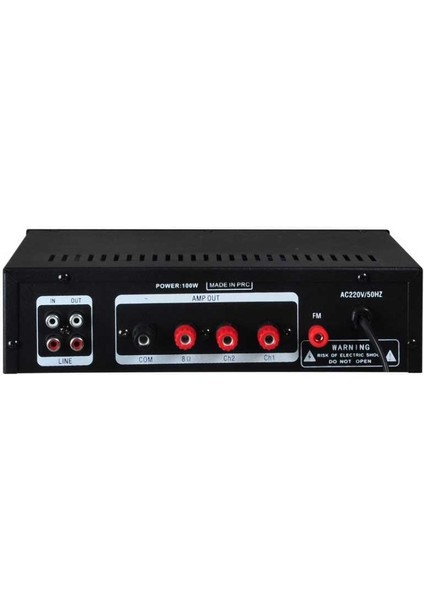 Westa WM-605U 2 Bölgeli 2 Mik. Girişli 100 Watt Trafolu Anfi (4172)