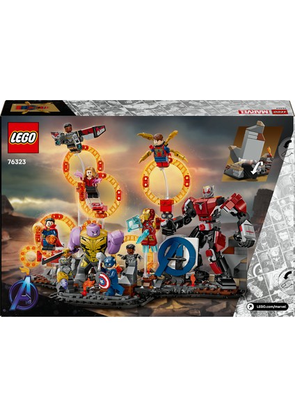 ® Marvel Avengers: Endgame Son Savaş 76323 - 10 Yaş & Üzeri Çocuklar için Yaratıcı Oyuncak Yapım Seti (621 Parça)