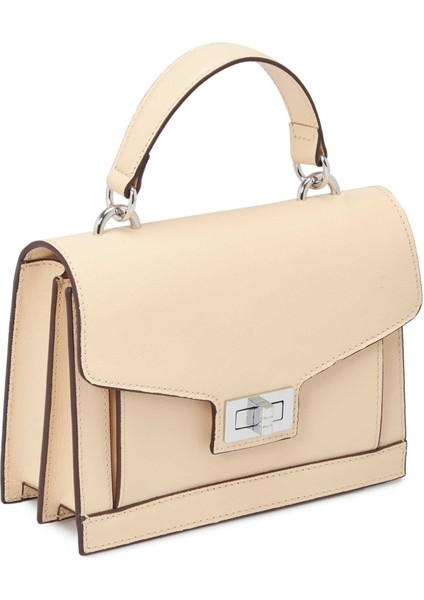Krem Hakiki Deri Kadın El Çantası - S24K1BC80266-S0V fiyatları