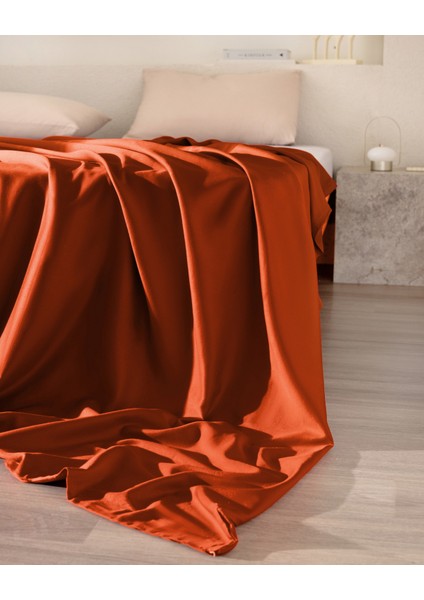 Ciel King Size %100 Pamuk Saten Nevresim - Turuncu fiyatları