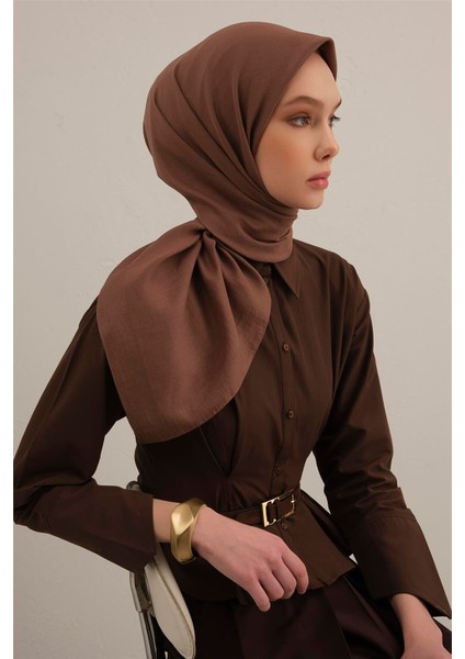 Bordürlü Lyocell Eşarp 11