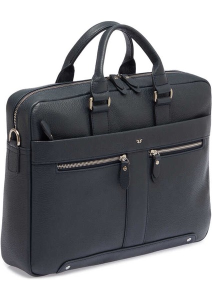 Lacivert Hakiki Deri Erkek Evrak Çantası - S1EV00021476-A38 fiyatları