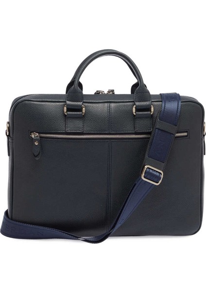 Lacivert Hakiki Deri Erkek Evrak Çantası - S1EV00021476-A38 modelleri