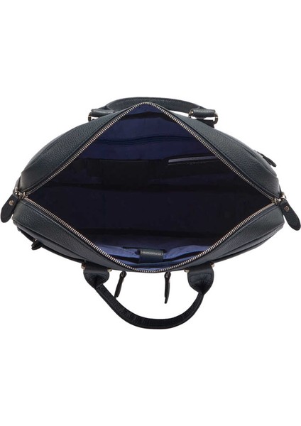 Lacivert Hakiki Deri Erkek Evrak Çantası - S1EV00021476-A38 fırsatları