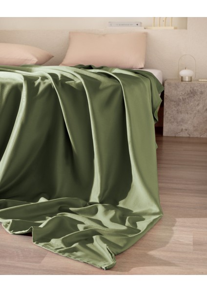 Ciel King Size %100 Pamuk Saten Nevresim - Haki fiyatları