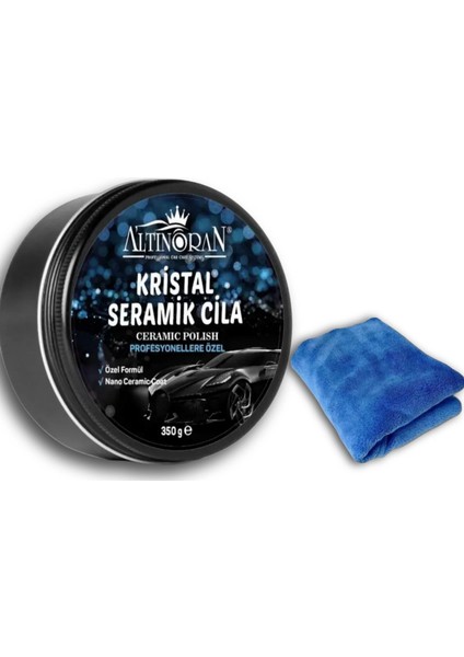 Altın Oran Kristal Seramik Cila Hızlı Cila Krem Cila 350 ml 50X70 Havlu Hediyeli