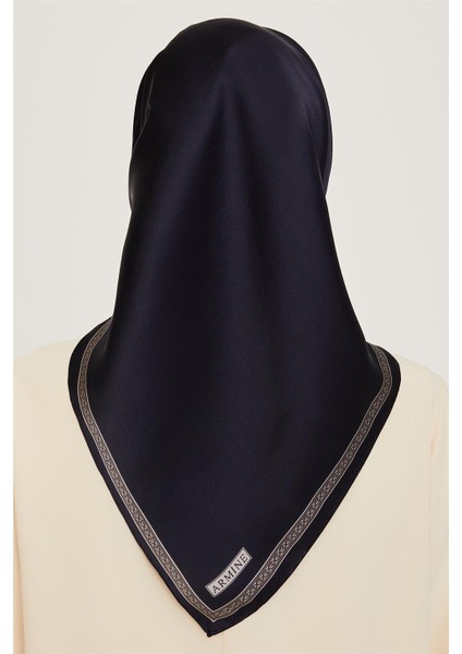 Klasik Desenli Sura Saf İpek Eşarp 9261D 07 37