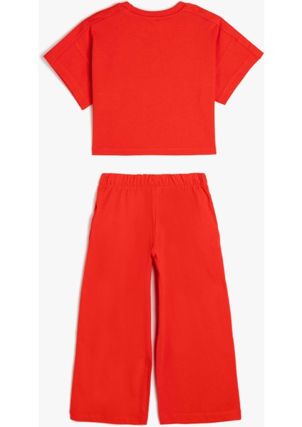 2'li Pamuklu Kısa Kollu Tişört ve Pantolon Seti fiyatları