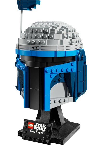 ® Star Wars™ Jango Fett™ Kaskı 75408 - Yetişkinler için Koleksiyonluk ve Dekoratif Model Yapım Seti (616 Parça)