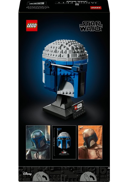 ® Star Wars™ Jango Fett™ Kaskı 75408 - Yetişkinler için Koleksiyonluk ve Dekoratif Model Yapım Seti (616 Parça)
