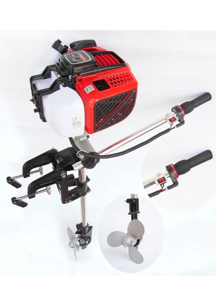 Ferrino Kayık Tekne Sandal Aparatı 2.6hp Marşlı Motorlu 2 Zamanlı