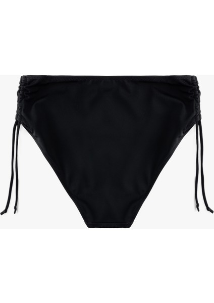 Astarlı Yüksek Bel Yanları Büzgülü Ipli Bikini Altı fiyatları