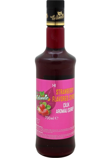 Naturello Çilek Aromalı Şurup 700 ml x 6lı Koli fiyatları