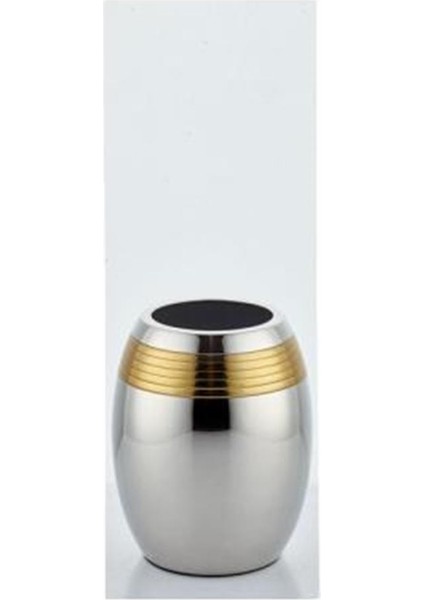 Lınes Nıckel Gold Small Vase 11X11X15 cm