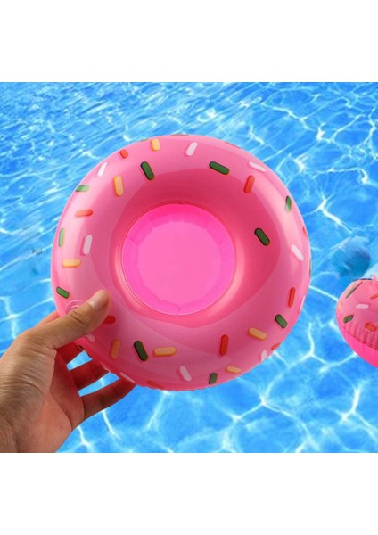 1 Adet-Donut Içecek Tutucu-Havuz Bardak Tutucu-Havuz Deniz Oyuncakları-Havuz Partisi-Yaz Tatili