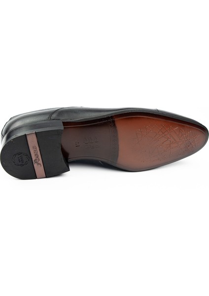 3155 Siyah Deri Erkek Klasik Ayakkabı indirimleri