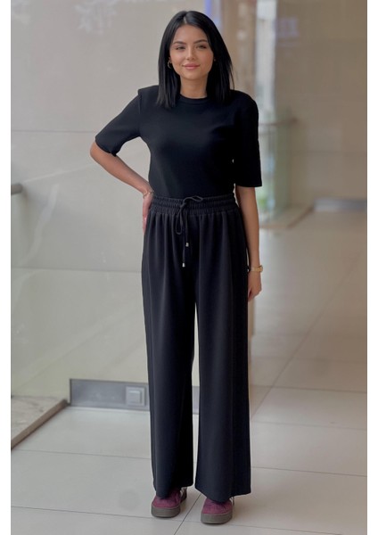Berlin Yanı Nervürlü Geniş Paça Pantolon modelleri