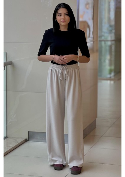 Berlin Yanı Nervürlü Geniş Paça Pantolon fiyatları