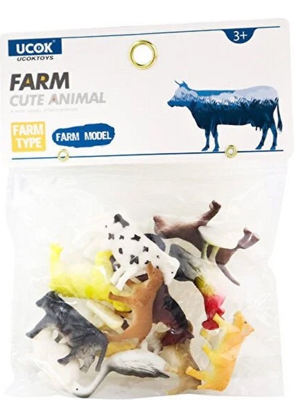 Minik Eller Için Büyük Eğlence! 12 Parça Yumuşak ve Sevimli Çiftlik Hayvan Seti modelleri