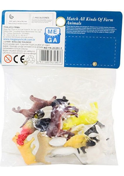 Minik Eller Için Büyük Eğlence! 12 Parça Yumuşak ve Sevimli Çiftlik Hayvan Seti fırsatları
