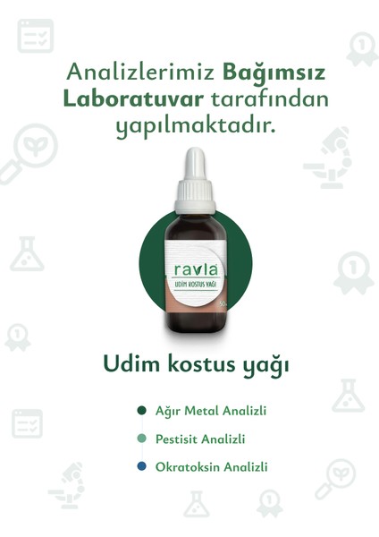 Udim Kostus Yağı (Okratoksin A ve Ağır Metal Analizli) - 50ml