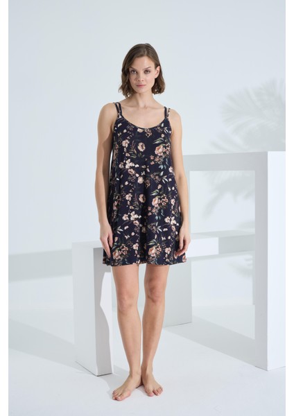 Bambu Soft Kumaş Ip Askılı Elbise 72094