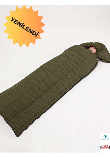 -20 Derece Deprem, Askeri Ve Camping Kamp Uyku Tulumu 2.00 X 80 Cm Uyku Tulumu
