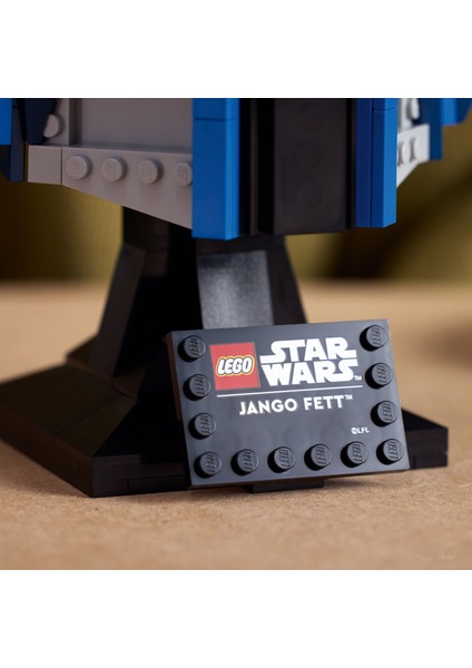 ® Star Wars™ Jango Fett™ Kaskı 75408 - Yetişkinler için Koleksiyonluk ve Dekoratif Model Yapım Seti (616 Parça)