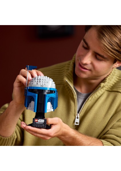 ® Star Wars™ Jango Fett™ Kaskı 75408 - Yetişkinler için Koleksiyonluk ve Dekoratif Model Yapım Seti (616 Parça)