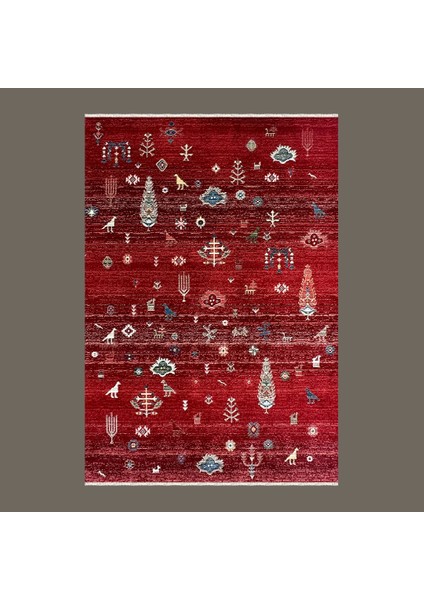 Antique Koleksiyonu Şık ve Dayanıklı Mikrofiber Iplik Halı
