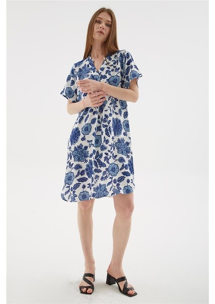 Viskon Elbise Mavi fiyatları