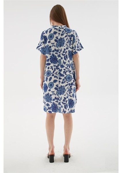 Viskon Elbise Mavi indirimleri