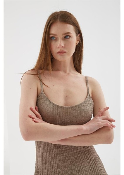 Askılı Elbise Bej fırsatları